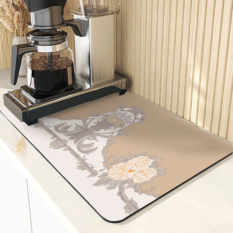 Axyaa Ocean Silicone Coasters Set - European Style Kitchen Decor Mats