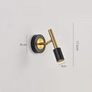 Axyaa Rotatable Metal Sconce Light LED Retro Design Bedroom Reading Lustres