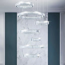 Axyaa Luxury Crystal Chandelier for Dining Room Bedroom Staircase Hall Hotel Lighting