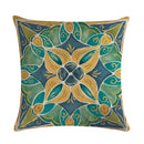 Axyaa Geometric Mandala Cushion Cover Symmetrical Decorative Pillowcase