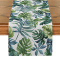 Axyaa Tropical Turtle Bamboo Table Runner
