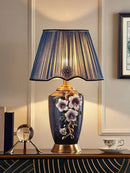 Axyaa Modern Ceramics Table Lamp LED Brass Desk Light - Luxury Home Decor