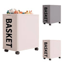 Axyaa Rolling Laundry Basket & Toy Storage Cart - Portable & Multifunctional