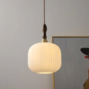 Axyaa Copper Glass LED Hanging Lamp Modern Pendant Lights Fixtures