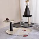 Axya Luxury Double Round Tray: Nordic Style, Storage Shelf, Home Decor, Kitchen Storage