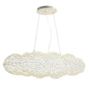Axyaa Iron Mesh Cloud Pendant Lights: Modern Danish Design, Industrial Loft Chandelier