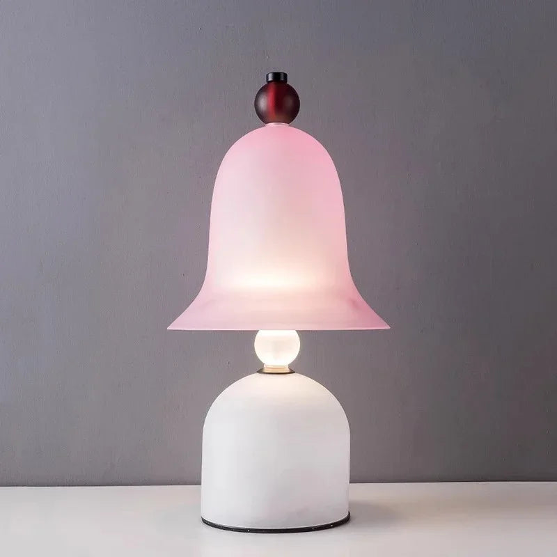 Axyaa Nordic Pink Table Lamp Modern Minimalist Art Lighting for Living Bedroom Children's Room