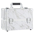 Axyaa Professional Nail & Makeup Suitcase with 6 Trays and Keys