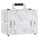 Axyaa Professional Nail & Makeup Suitcase with 6 Trays and Keys