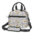 Axyaa Corgi Dogs Thermal Lunch Bag Insulated Tote with Shoulder Strap