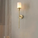 Axyaa Marble Wall Light Sconce Brass E14 Bulb Gold Black Copper