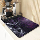 Axyaa Kitchen Drain Pad: Non-slip Heat Resistant Drying Mat for Counters