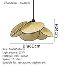Axyaa Nordic Rattan Bamboo Chandelier Pendant Lights