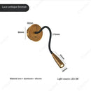 Axyaa LED Wall Lamp Spotlight with Flexible Hose for Bedroom Study and Reading