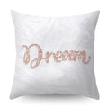 Rose Gold Geometric Pineapple Glitter Pillowcase - Axyaa Home Decor