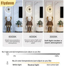 Axyaa Modern LED Wall Clock Light for Home Interior Decoration