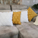 Axyaa Boho Plush Faux Wool Pillow Covers for Luxe Sofa Decor