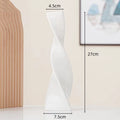 Axyaa Ceramic Geometric Lines Vase Abstract Decorative Ornaments