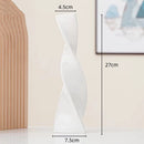 Axyaa Ceramic Geometric Lines Vase Abstract Decorative Ornaments
