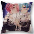 Axyaa Cotton Linen Square Decorative Pillowcase Pillow Covers Cases for Home Decor