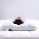 Luxury Axyaa Down-Like Fiber Pillow with 100% Cotton Case, 5-Star Quality