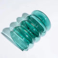 Axyaa Nordic Style Wavy Glass Tumbler Cup 340ml - Clear/Amber/Blue/Green - Drinkware 1 Piece