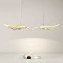 Axyaa Modern LED Acrylic Chandelier: Creative Wings Restaurant Pendant Light