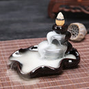 Axyaa Ceramic Incense Tower Burner | Reverse Flow Backflow Incense Ornament