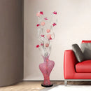 Axyaa Modern LED Floor Lamp Aluminum Wire Art Decor Standing Light