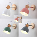 Axyaa Wooden E27 Wall Lamp Sconce for Indoor Home Decoration