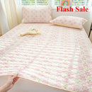 Axyaa Ice Silk Mat Cool Mattress Cover 3-Piece Set
