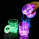 LED Light Coaster for Wine Bottles by Axyaa - Party Decor Illuminated Stickers