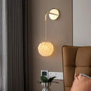 Axyaa Crystal Wall Lamp: Gold Metal, G9 Bulb, Adjustable Wire, Elegant Lighting for Home