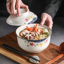 Axyaa Ceramic Soup & Ramen Bowl Set - Restaurant Tableware