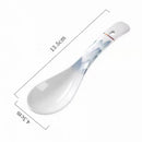 Axyaa Ceramic Kitchen Tableware Set: Ladle, Chopsticks, Soup Spoon