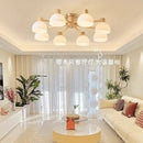 Axyaa Glass Pendant Light: Modern Nordic Style for Living Room, Bedroom, or Dining Area