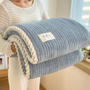 Axyaa Winter King Size Plaid Throw Blanket - Cozy Home Comforter