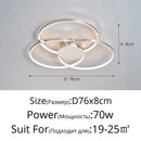 Axyaa Nordic LED Ceiling Light for Bedroom, Living Room, Study, Modern Home Decor