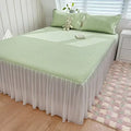 Axyaa Summer Ice Silk Jacquard Bed Sheet Set