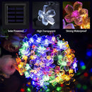 Axyaa Cherry Blossom Solar String Lights: Outdoor Garden Patio Decoration