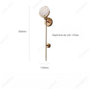 Axyaa LED Marble Indoor Wall Lamp for Living Room Bedroom Decor