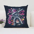 Axyaa Rocket Astronaut Cushion Cover 45*45 Home Decor Pillowcases