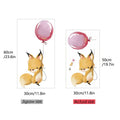 Axyaa Animal Balloon Nursery Wall Sticker Decal for Children's Bedroom Decor
