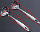Axya Stainless Steel Duckbill Soup Spoon Strainer Colander Oil Bottling Water Infusion