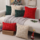 Luxurious Christmas Tree Embroidered Pillow Covers by Axyaa