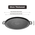 Axyaa Non Stick BBQ Grill Pan: Korean Barbecue Roasting Plate & Camping Cookware