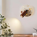 Nordic Rotating Stone LED Wall Lamp for Bedroom | Axyaa Wabi Sabi Style Table Lamp