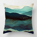 Axyaa Nordic Moon Metal Painting Pillowcase for Home Sofa Decor - 40*40 & 60*60