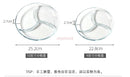 Axyaa Tempered Glass 3 Grid Dining Plate Set