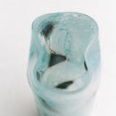 Axyaa Elegant Gradient Glass Vase - Luxury Home Decor for Living Room